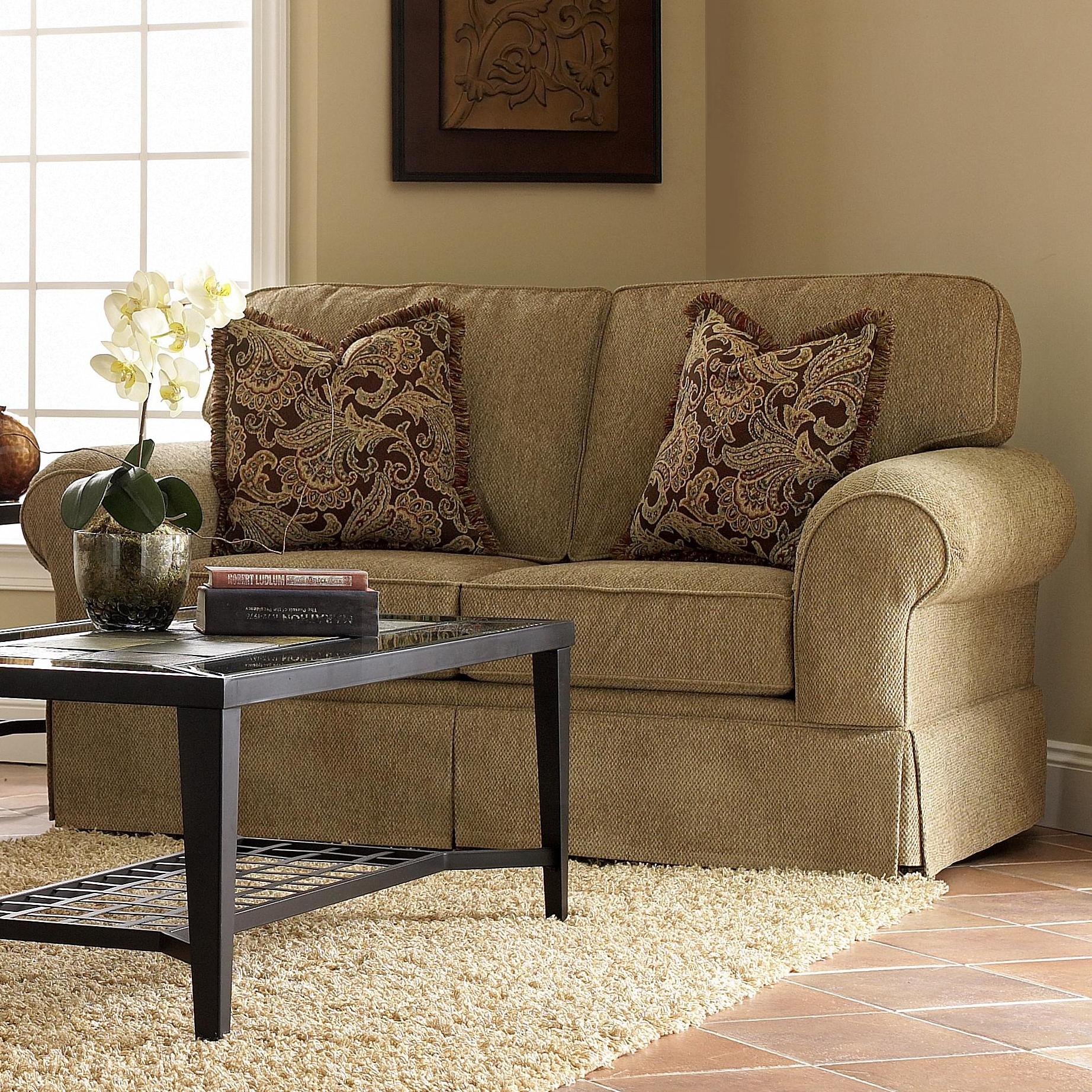 Klaussner Woodwin Upholstered Loveseat Find Your Furniture Loveseats